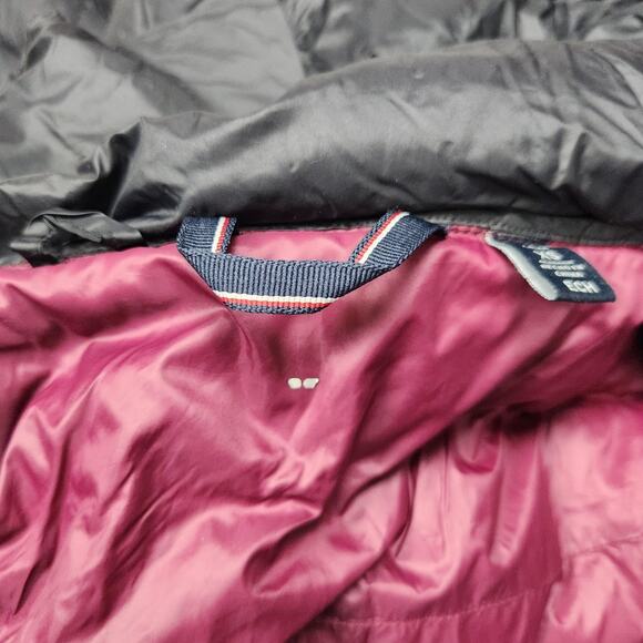 Tommy Hilfiger Puffer Coat Womens XS Black Hooded Long Down Jacket Packable - Picture 11 of 15